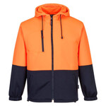 Hi Vis Water Repellent Contrast Zipped Class D Hoodie