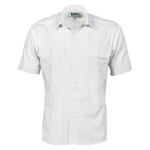 Mens Epaulette Polyester/Cotton Short Sleeve Work Shirt