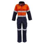 Mens Orange Flame HRC 2 Hoop Taped Spliced Overall