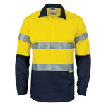 Cool Breeze Close Front Cotton Shirt with 3M R/Tape