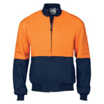 Mens HiVis Two Tone Cotton Bomber Jacket