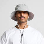 Nylon Wide Brim Bucket Hat