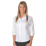 Womens Tonal Stirpe Shirts 3/4 Sleeve