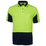 Mens Hi Vis Short Sleeve Gap Polo