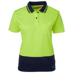 Womens Hi Vis Short Sleeve Comfort Polo