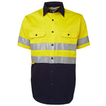 Mens Hi Vis (D+N) Short Sleeve 190G Shirt