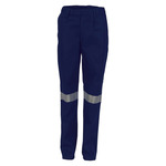 Womens Cotton Drill Pants With 3M Reflective Tape