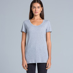 Womens Shallow Scoop Tee